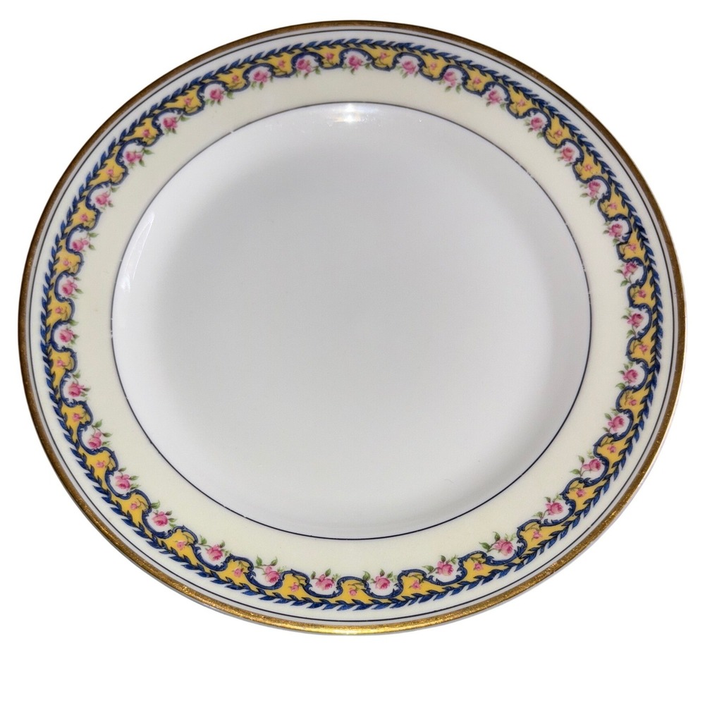 Antique Schleiger 774 China 6 1/4" Bread Butter by Haviland, in Limoges, France